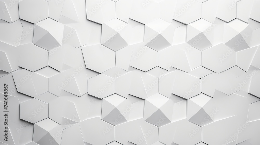 Wall background. background texture. wall with textured hexagons. the diamonds on the wall. white wall - obrazy, fototapety, plakaty 