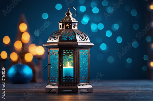 lantern in the night background photo