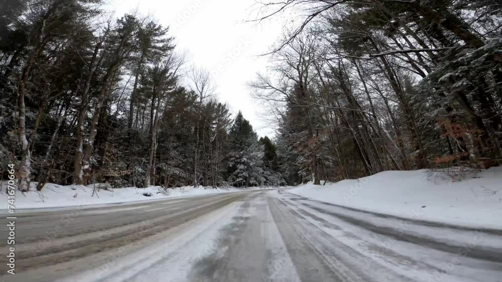 Winter Driving 0007 Snow Dyken Pond Road Grafton Winter Driving 0007 Snow Dyken Pond Road Grafton