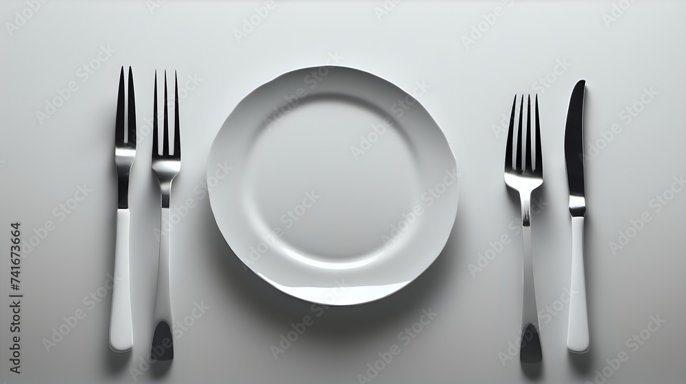 the plate with a sumptuous feast arranged artistically the plate with a sumptuous feast arranged artistically