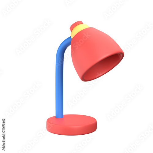 3D Desk Lamp Education Icon
