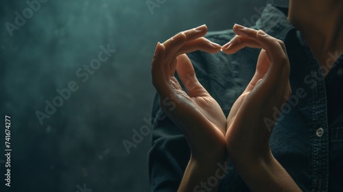 Their hands intertwined, forming heart symbol that spoke volumes without words.In that simple gesture,love flowed freely, binding their souls in an unbreakable bond that transcended time and distance.