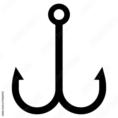 fishhook anchor icon