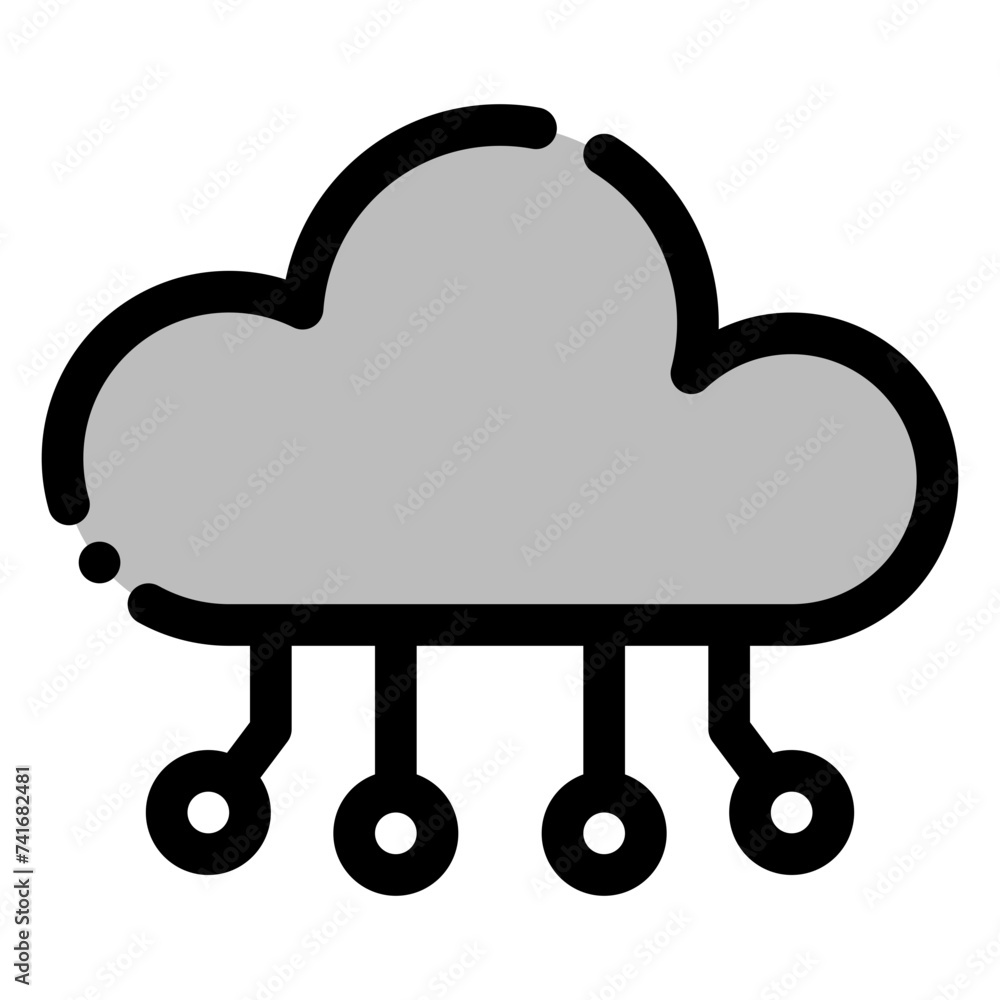 cloud computing icon cloud computing icon