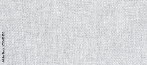 Linen texture, fabric background, textile pattern, fiber cloth. Light gray canvas. Threads surface, sacking material. Sackcloth mesh structure. Cotton backdrop for design.