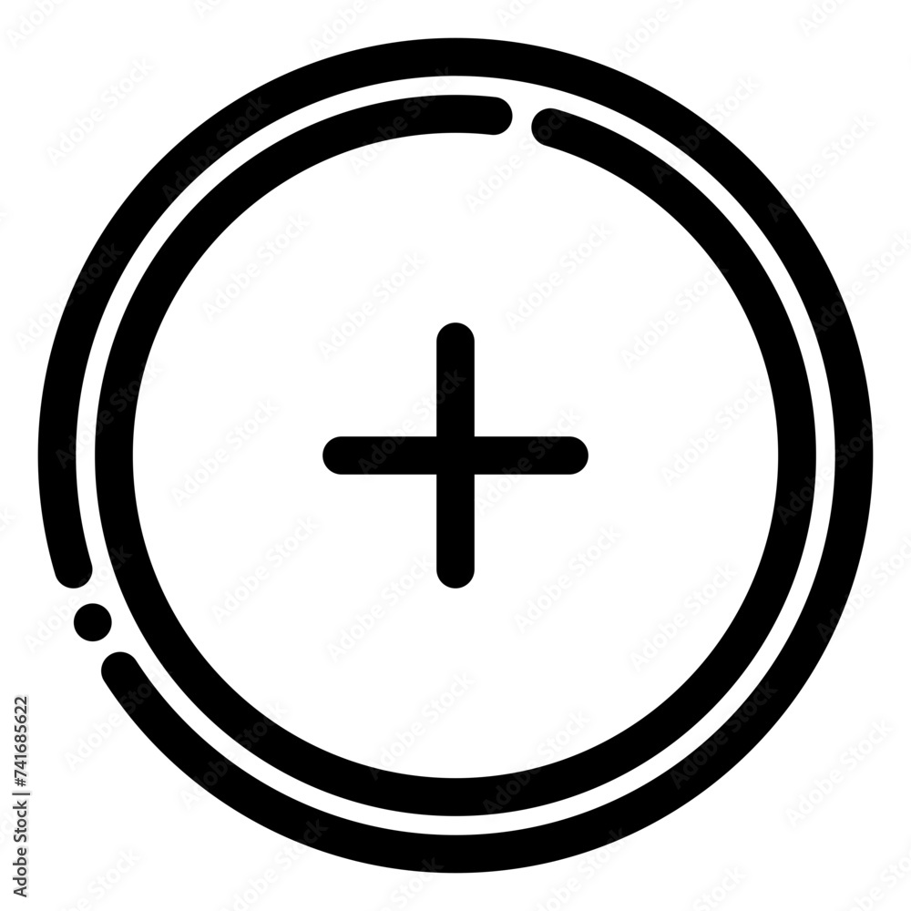 Obraz premium add icon