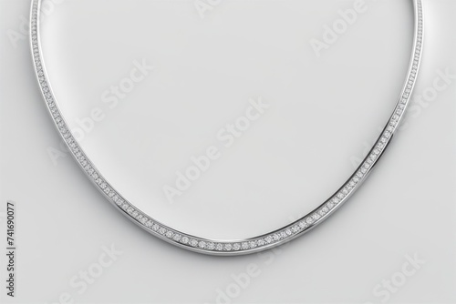 3D render of women’s jewelry on a light background
