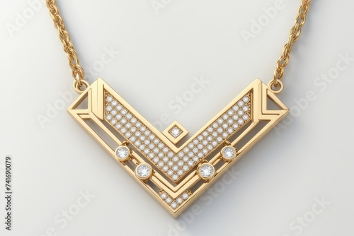 3D render of women’s jewelry on a light background
