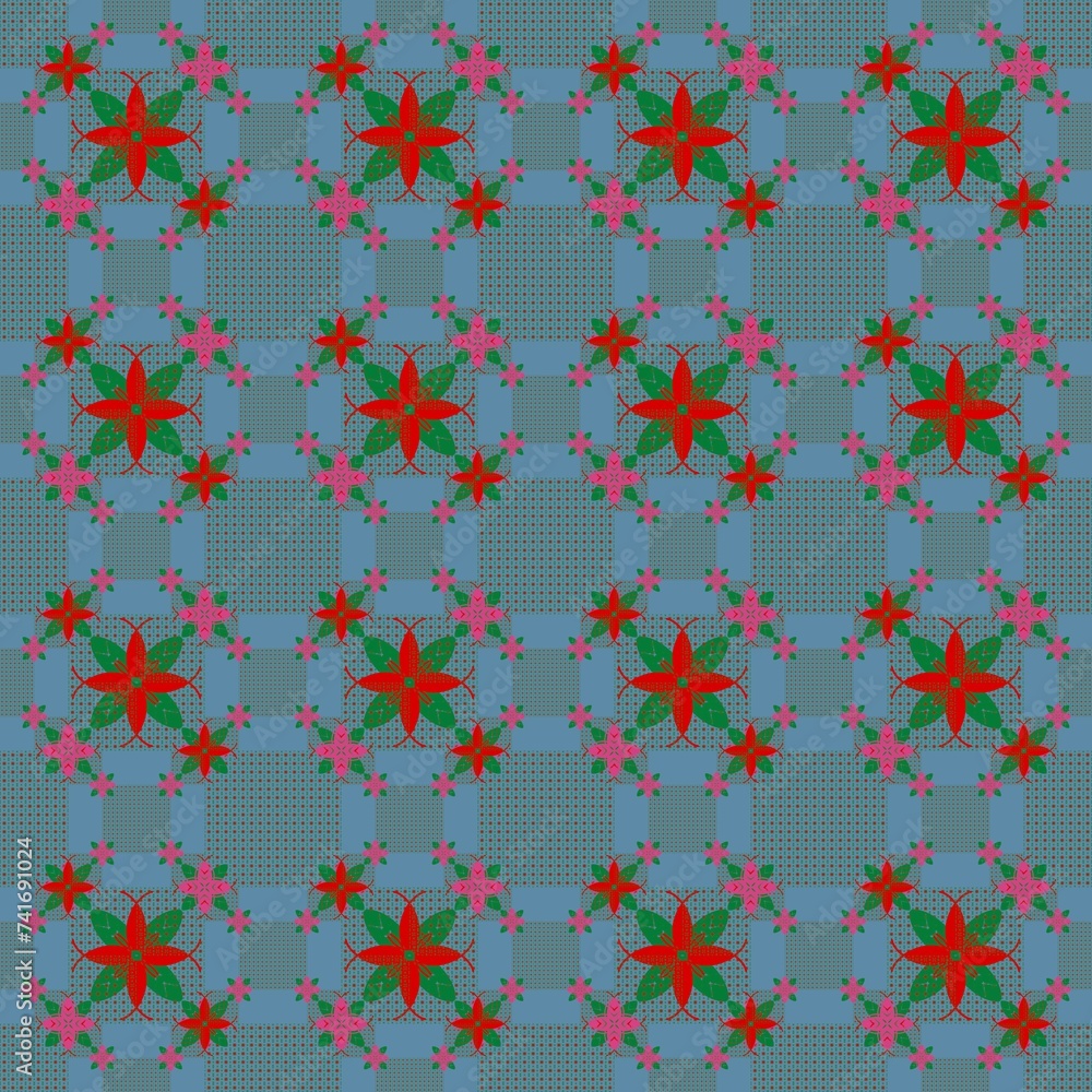 christmas pattern with snowflakes christmas pattern with snowflakes