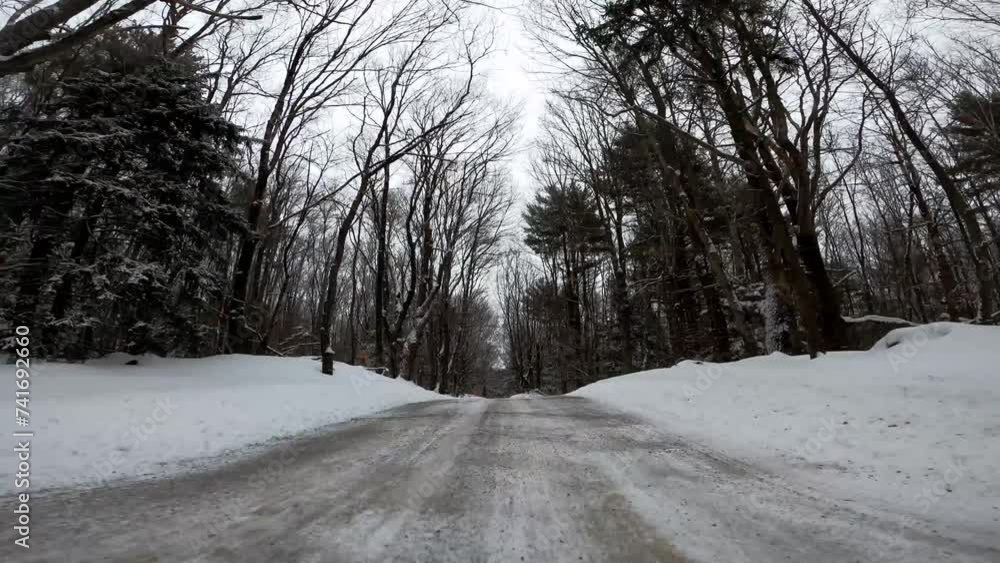 Winter Driving 0012 Snow Dyken Pond Road Grafton Winter Driving 0012 Snow Dyken Pond Road Grafton