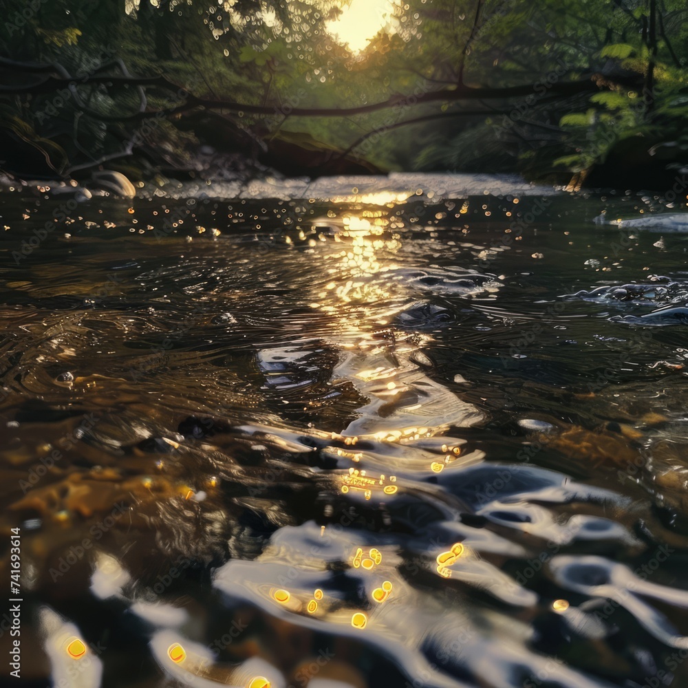 Naklejka premium autumn in the forest