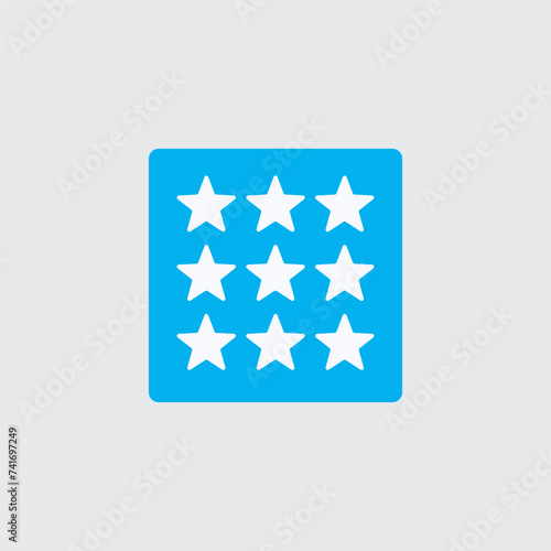 Nine Stars in the square. s...