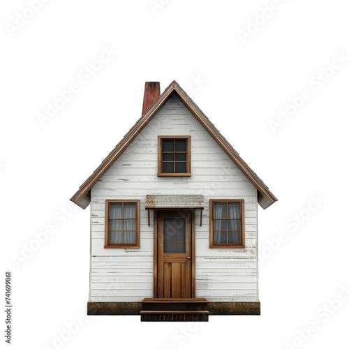 A Halfway House for Recovery.. Isolated on a Transparent Background. Cutout PNG. © Peter