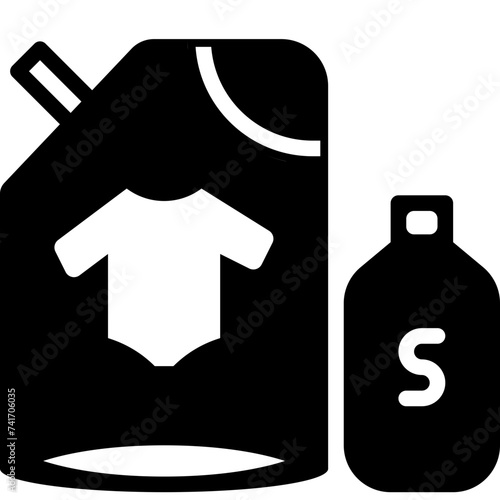 detergent, softener glyph style icons