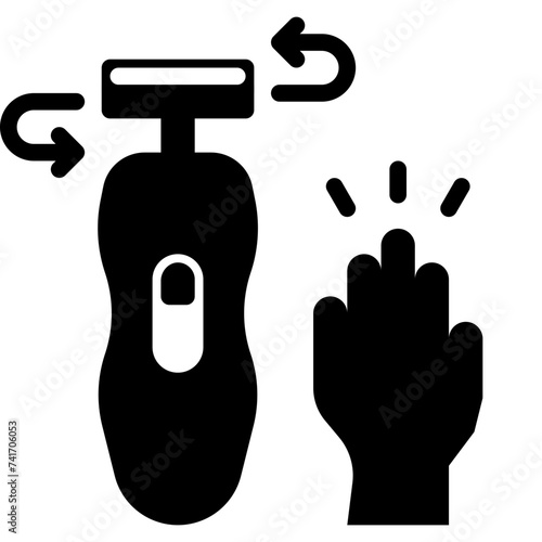 electricbaby, nail trimmer, nail clipper glyph style icons