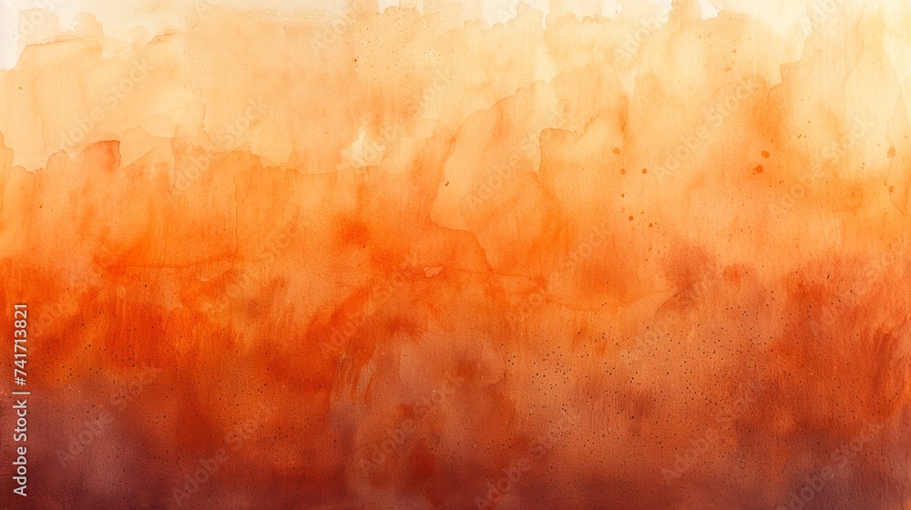 Burning Sunset Watercolor Background Burning Sunset Watercolor Background