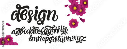 Graffiti font. Alphabet isolated on white. Hand drawn typeface with realistic grunge effect for a logo, cards, invitations, posters, banners. Vector illustration.	