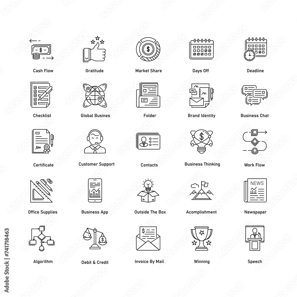 Banking and Finance Vector Icon Pack Banking and Finance Vector Icon Pack