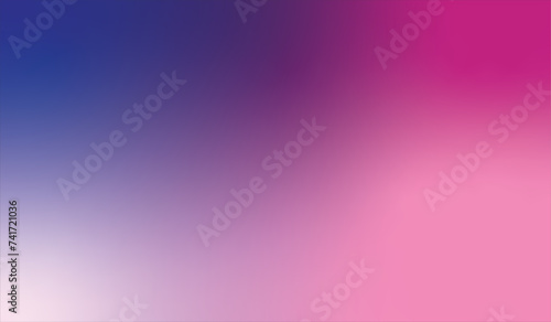 Blurred color gradient pink blue purple grainy color gradient background dark abstract backdrop banner poster card wallpaper website header design for developers. photo