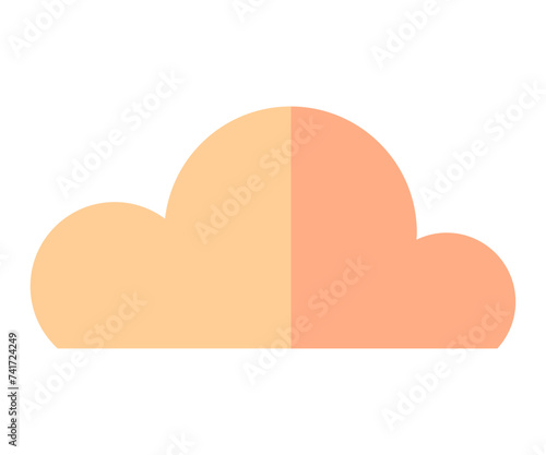 Cloud vector illustration. Misty vapors rise, blending with ethereal beauty high, heavenly clouds Natural cloudscape formations add dimension to ever-evolving climate above