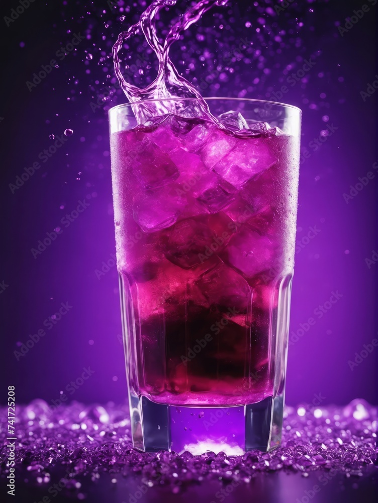 cocktail with ice and lime cocktail with ice and lime