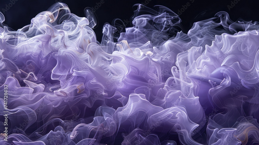 Graceful Smoke Patterns Dancing Against a Midnight Black Alpha Background, Conjuring a Sense of Intrigue and Sophistication. Graceful Smoke Patterns Dancing Against a Midnight Black Alpha Background, Conjuring a Sense of Intrigue and Sophistication.