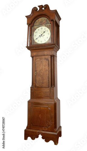 antique wooden floor clock