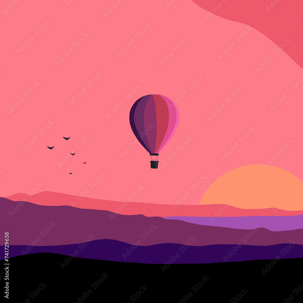 Fototapeta premium hot air balloon