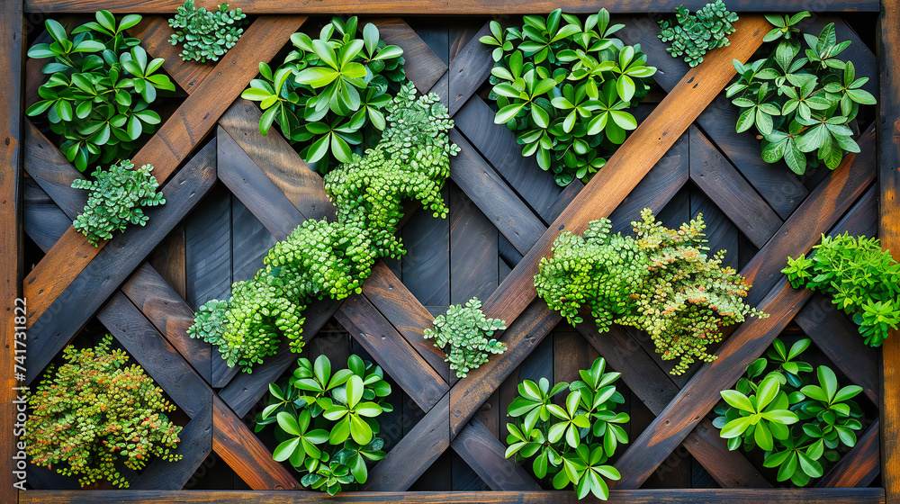Close-up of green plants in a garden, emphasizing the diversity and beauty of succulents and other botanical elements in nature Close-up of green plants in a garden, emphasizing the diversity and beauty of succulents and other botanical elements in nature
