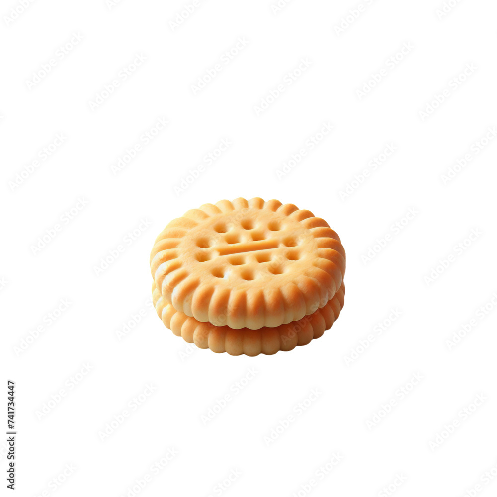 butter cookie in transparent background PNG