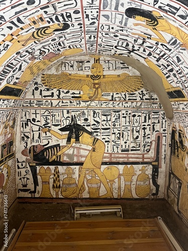 Anubis on Wall of Workers Tomb