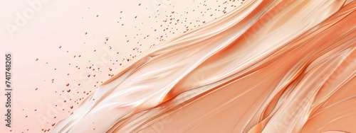 abstract trendy peach textures background. shade of apricot, pastel pink, orange, yellow. Modern background