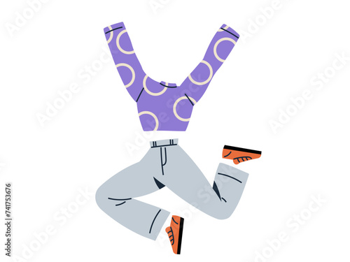 Clothes vector illustration. Fashion-forward individuals embrace mix classic, trendy, and culturally influenced attire Casual clothes offer relaxed and approachable style suitable for various