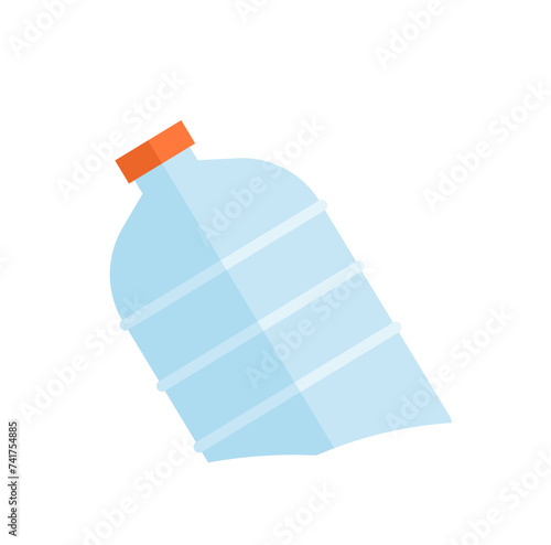 Garbage vector illustration. Non-recyclable materials contribute to growing problem junk buildup Ecological responsibility involves decomposing waste in sustainable manner