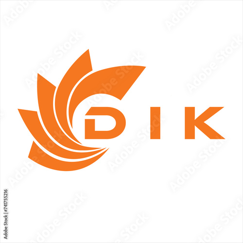 DIK letter design. DIK letter technology logo design on a white background. DIK Monogram logo design for entrepreneurs and businesses.