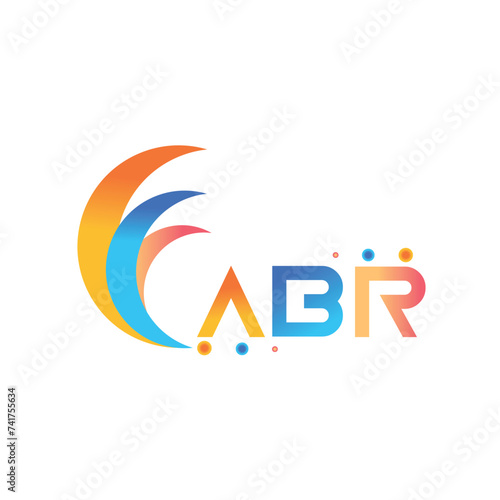 ABR letter technology logo design on white background. ABR creative initials letter business logo concept. ABR uppercase monogram logo and typography for technology, business and real estate brand. 