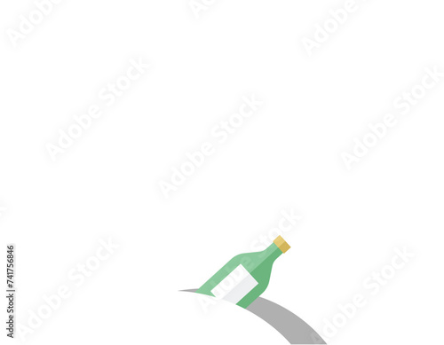 Garbage vector illustration. Junk and rubbish symbolize pervasive issue environmental degradation The garbage concept extends to ecological consequences waste accumulation