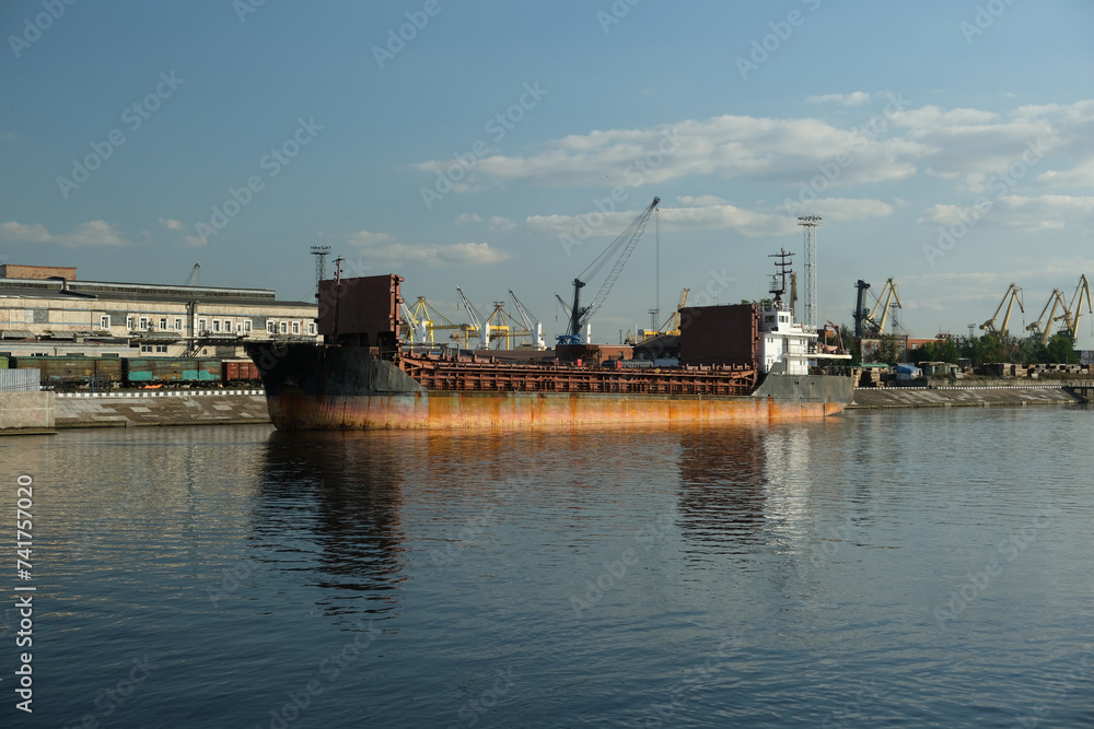 ship in the port