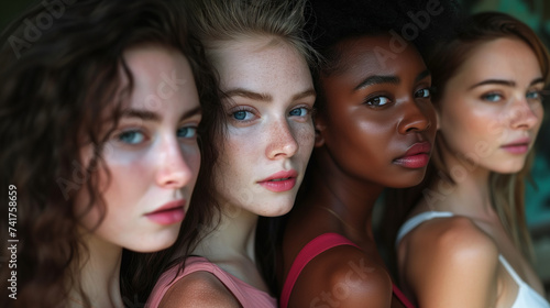 Multi-ethnic beauty. Different ethnicity women, Women different nationalities and cultures.