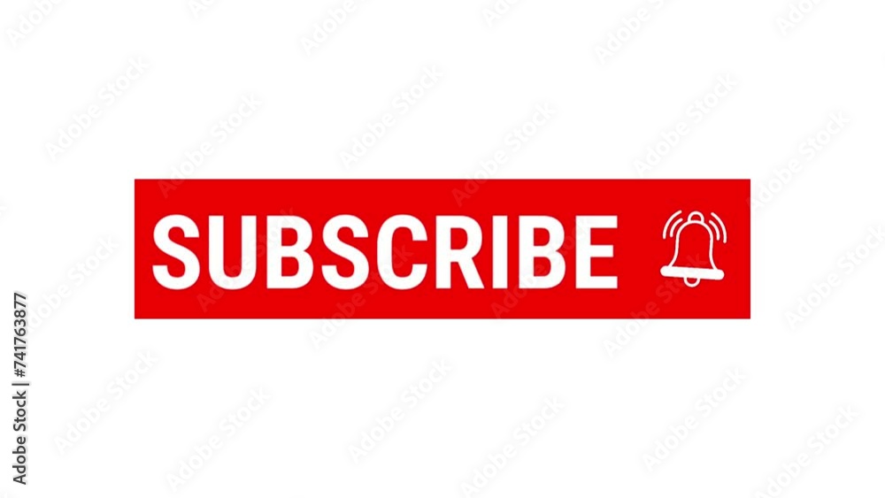 Subscribe button animation. Subscribe button animation.