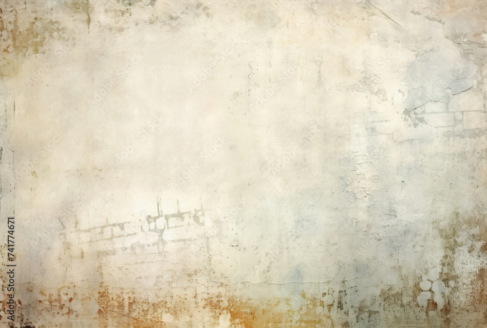 Grungy Wall With Brown and White Background