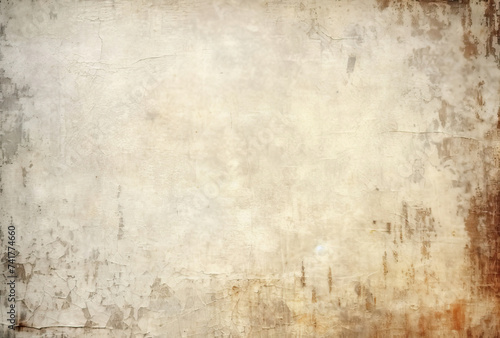 Weathered Grungy Background With White Wall