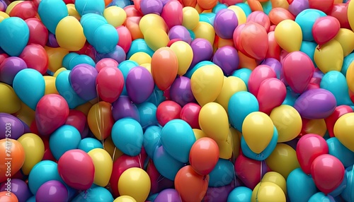 colorful balloons in the air, colorful balloons background, colored balloon wallpaper, happy background