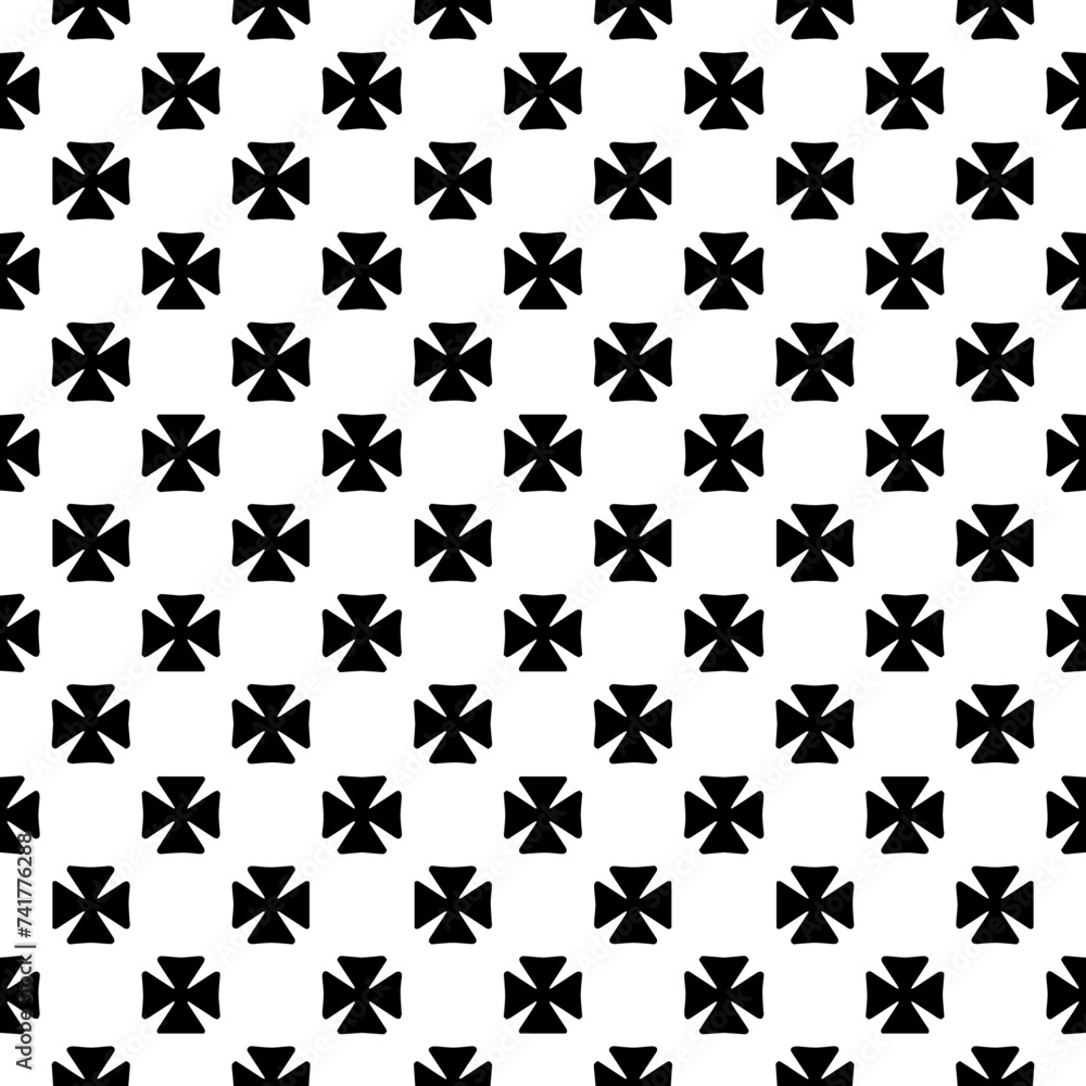 Black and white seamless abstract pattern. Background and backdrop. Grayscale ornamental design. Mosaic ornaments. Vector graphic illustration. EPS10. Black and white seamless abstract pattern. Background and backdrop. Grayscale ornamental design. Mosaic ornaments. Vector graphic illustration. EPS10.