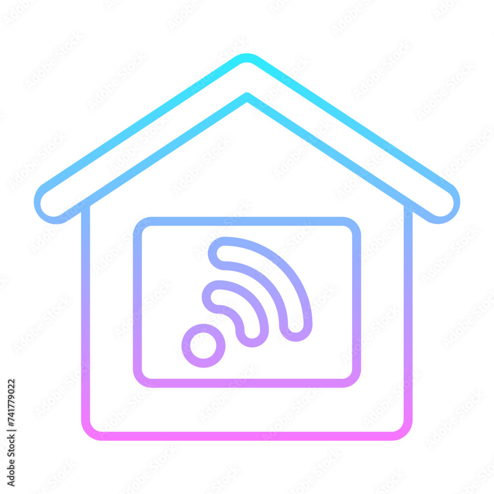 Home Wifi Icon Home Wifi Icon