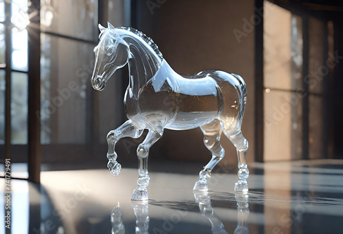 Glass horse