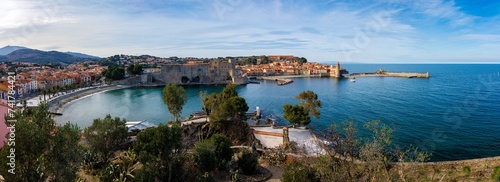 Tableau sur toile Collioure panorama