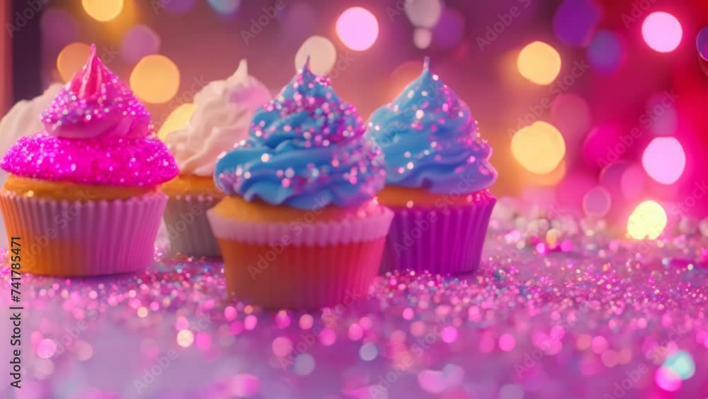 Indulgent Cupcake Extravaganza: Glittering Temptations Indulgent Cupcake Extravaganza: Glittering Temptations