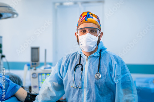 Portrait of surgeon in the operating room © Vadim