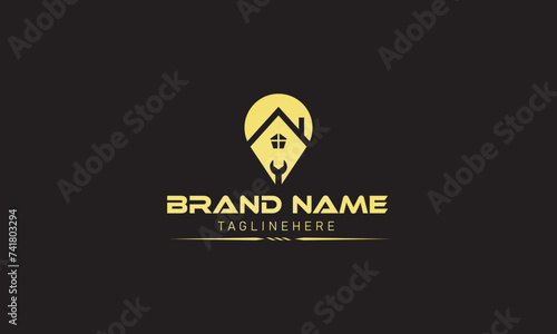 ab ba Real Estate Logo Set / Creative House Logo Collection / Abstract Buildings Logo Set